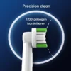 Zijaanzicht Oral-B Precision Clean Opzetborstel 12 stuks CleanMaximiser