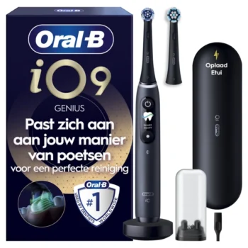 Oral-B iO 9N Zwart Elektrische Tandenborstel Oplaadbare Reisetui
