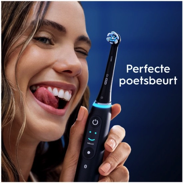 Vooraanzicht Oral-B iO Ultimate Clean Opzetborstels Wit 4 stuks