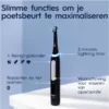Poetsstanden Oral-B IO 4 Black Elektrische Tandenborstel + Extra Body White