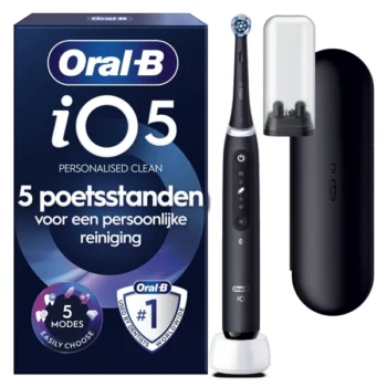 Oral-B iO 5N Zwart Elektrische Tandenborstel Travelcase