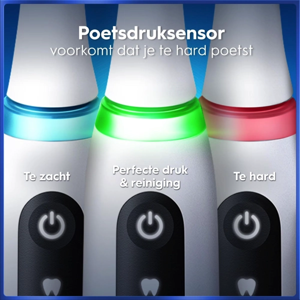Poetsdruksensor Oral-B iO 5 Series Elektrische Tandenborstel Wit