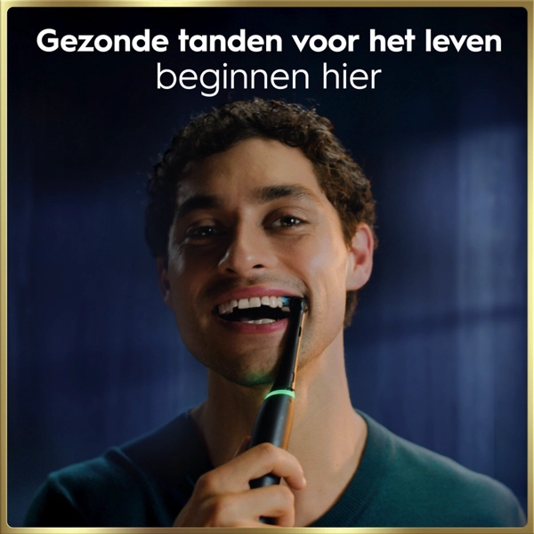 Zijaanzicht Oral-B iO 9n Duo Pack Zwart en Roze Elektrische Tandenborstel