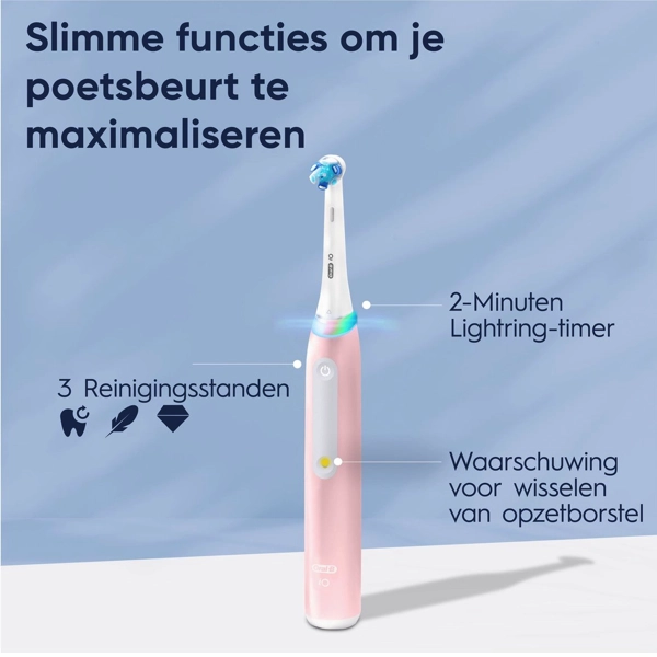 Details Oral-B iO 3 Roze Elektrische Tandenborstel