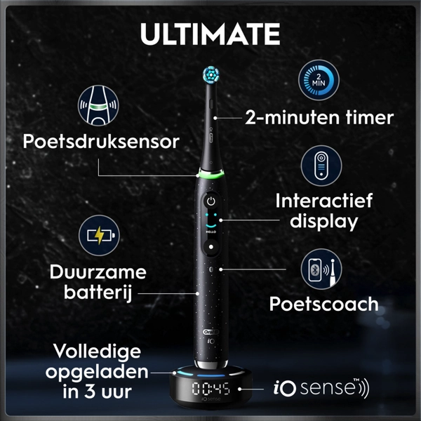 Informatie Oral-B iO 10 Black Elektrische Tandenborstel