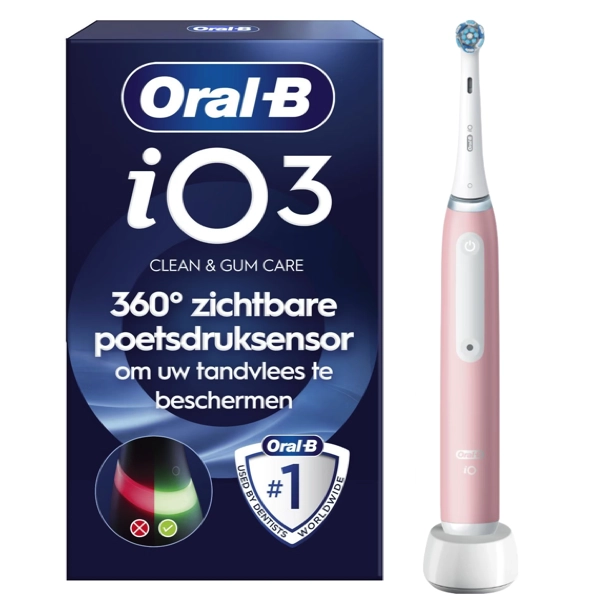Oral-B iO 3 Roze Elektrische Tandenborstel