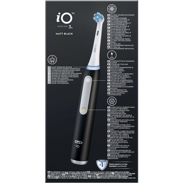 Verpakking Oral-B iO 3 Elektrische Tandenborstel Zwart