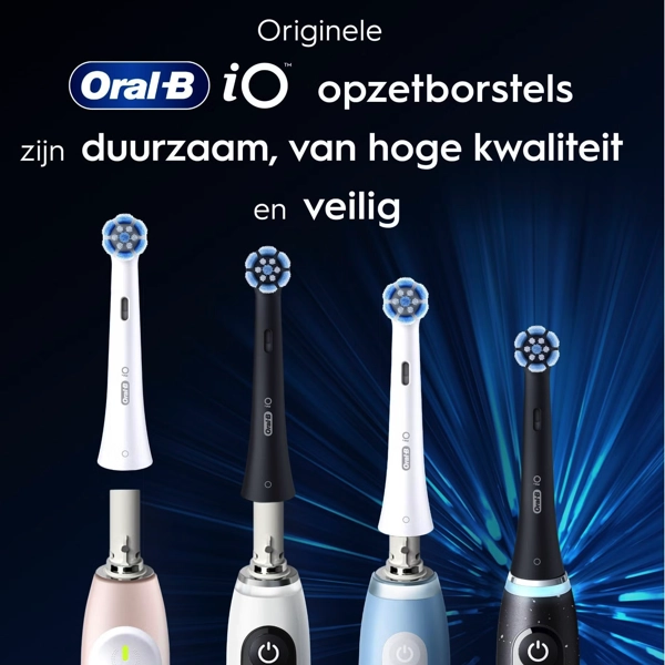 IO セット Oral-B IO Ultimate Clean Zwart Opzetborstels 12 Stuks