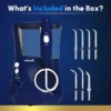 Inhoud verpakking Waterpik WP-663 Ultra Professional Waterflosser Blauw