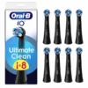 Oral-B iO Ultimate Clean Opzetborstel Zwart 8 Stuks