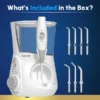 Vooraanzicht Waterpik WP-660 Flosapparaat Professioneel Wit