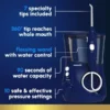 Vooraanzicht Waterpik WP-663 Ultra Professional Waterflosser Blauw
