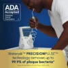 Zijaanzicht Waterpik WP-660 Flosapparaat Professioneel Wit