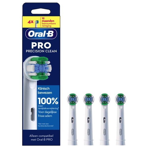 Oral-B PRO Precision Clean Opzetborstels 4 Stuks