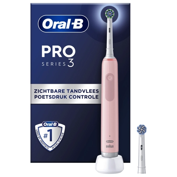 Oral-B Pro 3000 Pink Elektrische Tandenborstel