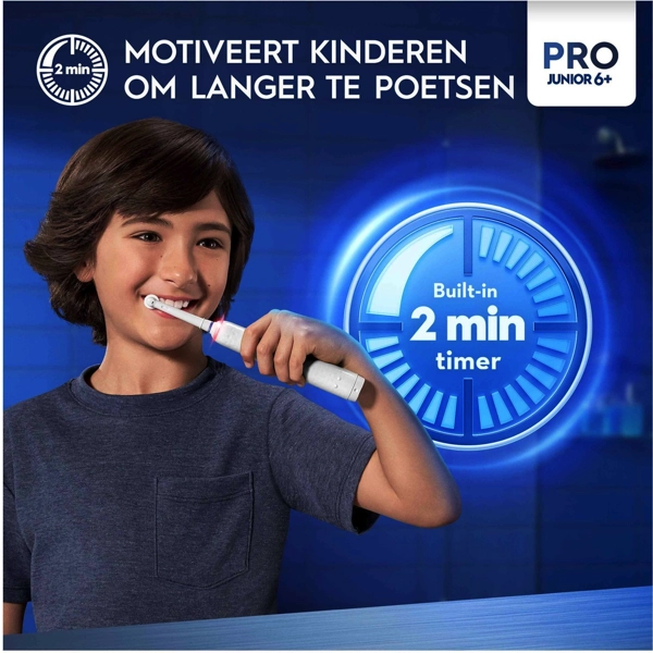 Poetsen met Oral-B Pro Junior Yoda Elektrische Tandenborstel Mandalorian