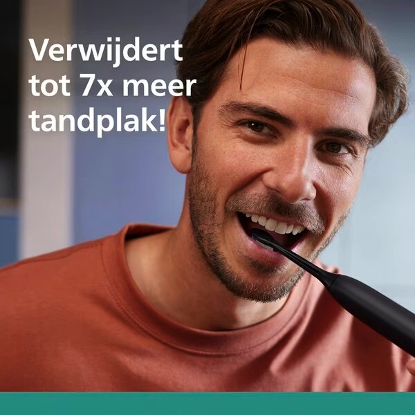 Zijaanzicht Philips Sonicare 5300 HX7103:01 Elektrische Tandenborstel Blauw