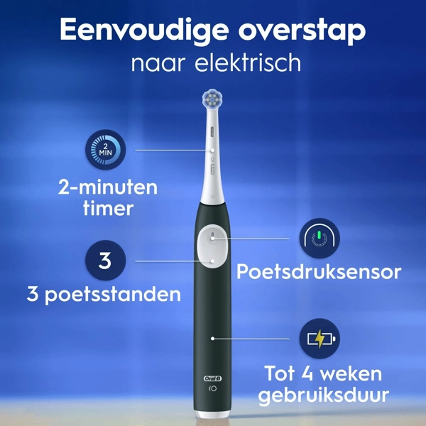 Detail Oral-B iO Series 2 Elektrische Tandenborstel Groen