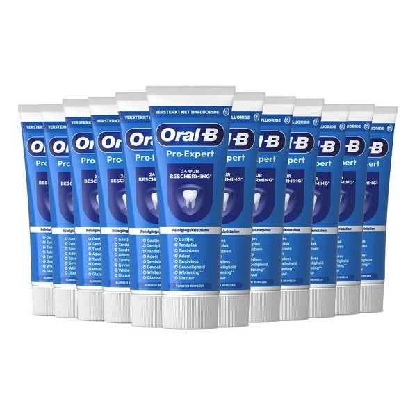 Vooraanzicht Oral-B Pro-Expert Professional Protection Tandpasta 18x75ml