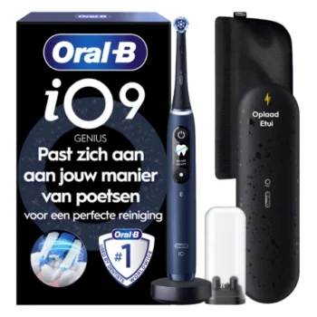 Oral-B iO 9 GENIUS Blauw Elektrische Tandenborstel met Reisetui
