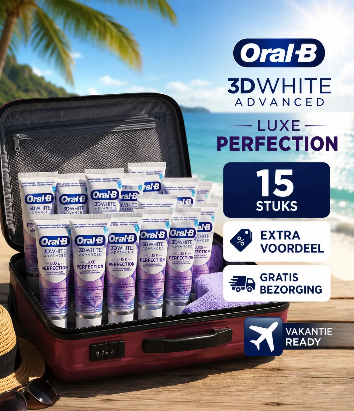 Oral-B 3D-White tandpasta aanbieding