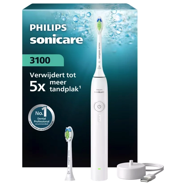 Philips Sonicare 3100 HX4032:21 Elektrische Tandenborstel Wit
