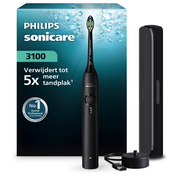 Philips Sonicare 3100 HX4033:32 Elektrische Tandenborstel Zwart