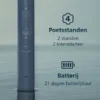 Poetsstanden Philips Sonicare 4100 HX4041:48 Elektrische Tandenborstel Blauw