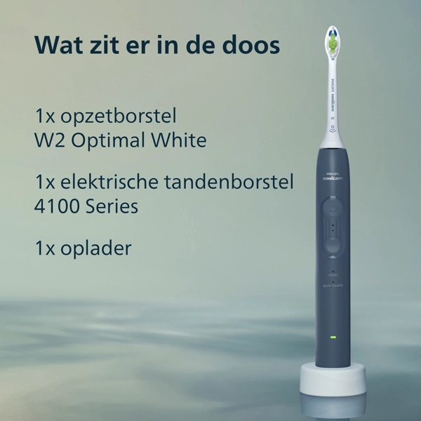 Vooraanzicht Philips Sonicare 4100 HX4041:48 Elektrische Tandenborstel Blauw