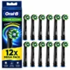 Oral-B Cross Action CleanMaximiser Opzetborstels Zwart 12 Stuks