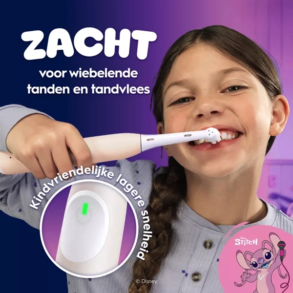 Poetsdruksensor Oral-B iO Kids Angel Elektrische Tandenborstel Roze