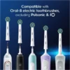 Vooraanzicht Oral-B Cross Action Clean Maximiser Opzetborstels Wit 12 Stuks
