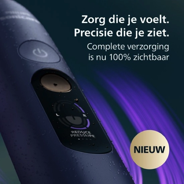 Zijaanzicht-Philips-Sonicare-DiamondClean-8000-HX831113-Donkerblauw